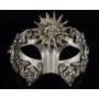Маскарадная маска Barocco Sole Silver