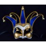 Венецианская маска Joker Velluto Blue